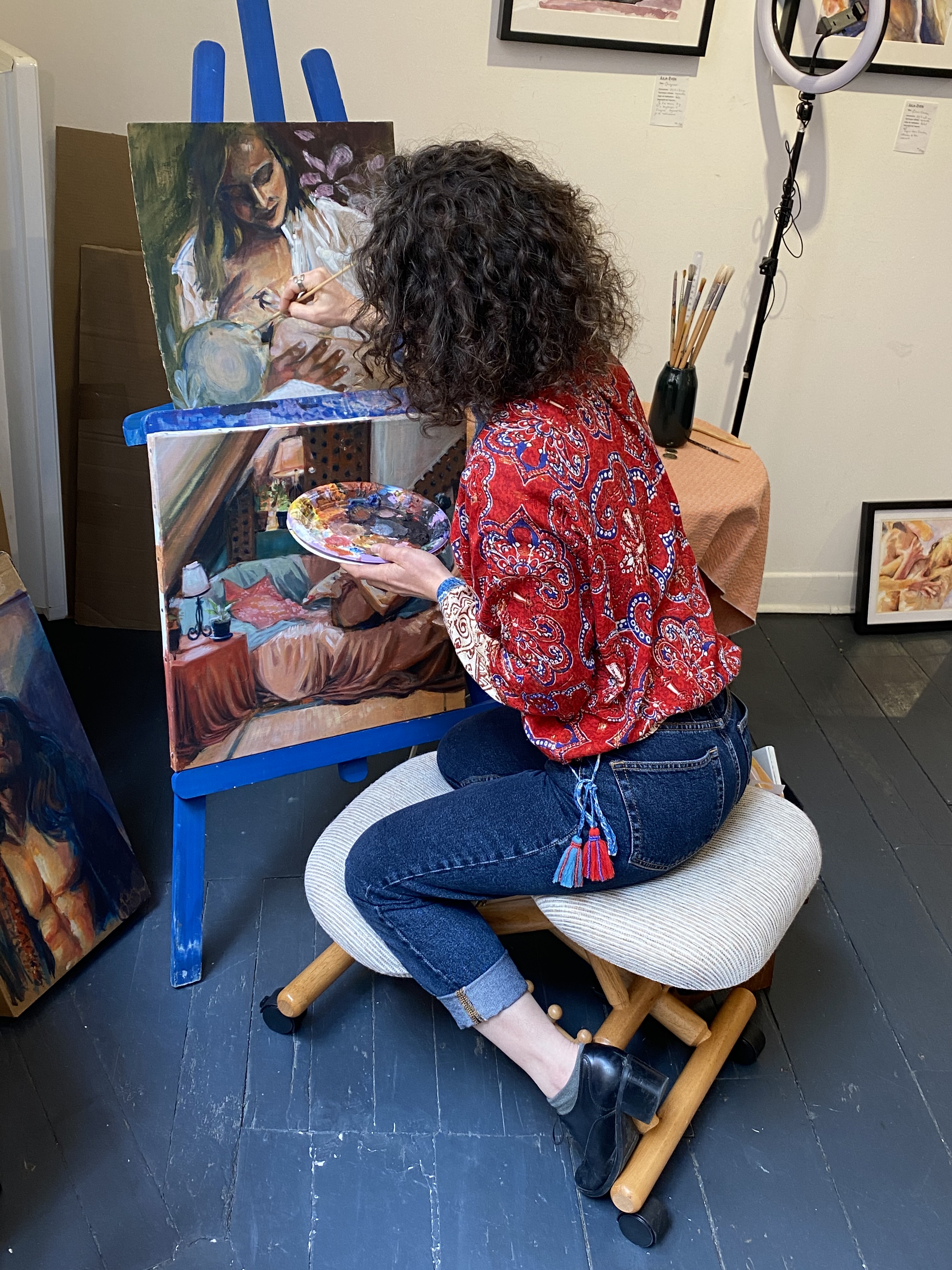 prestation événement mariage Live-Painting Julia EVEN