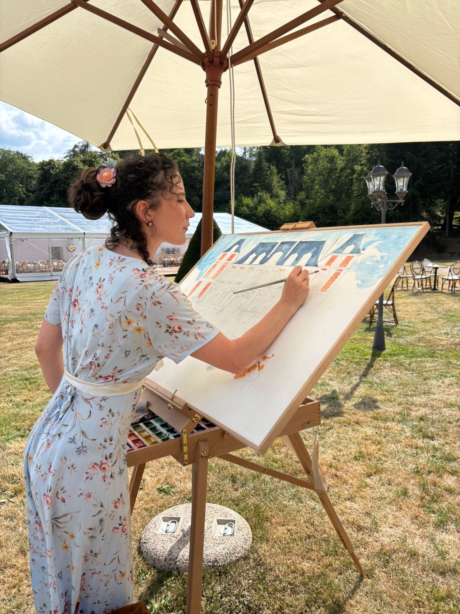 Julia even french watercolor artist