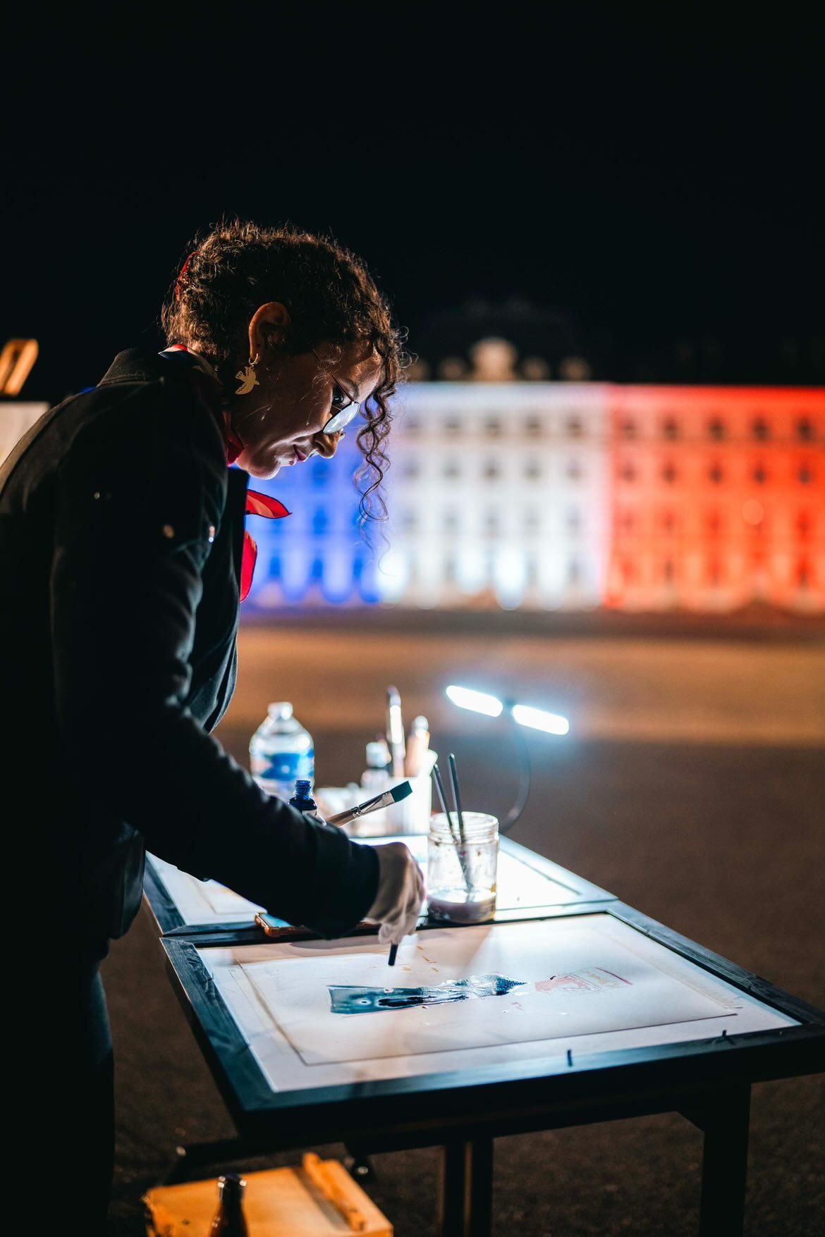 Live-Painting à l'AMGN de Malun pour la Gendarmerie nationale