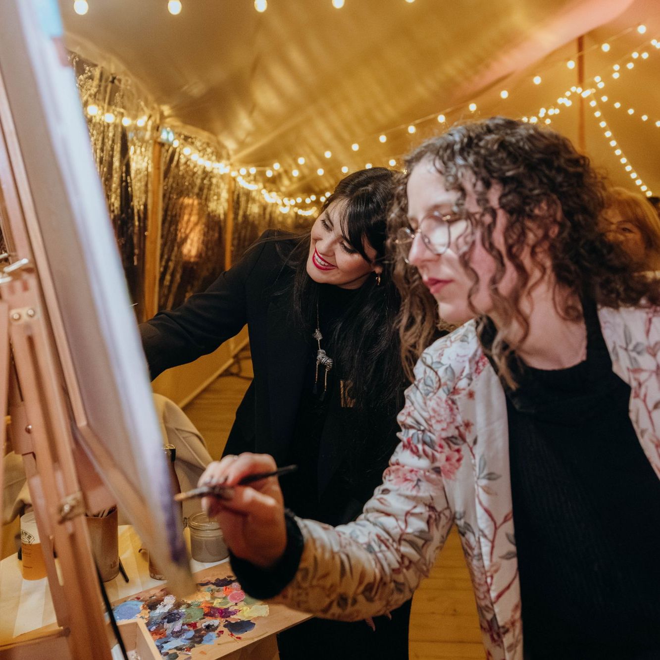 Julia Even artiste peintre pour les événements de prestige